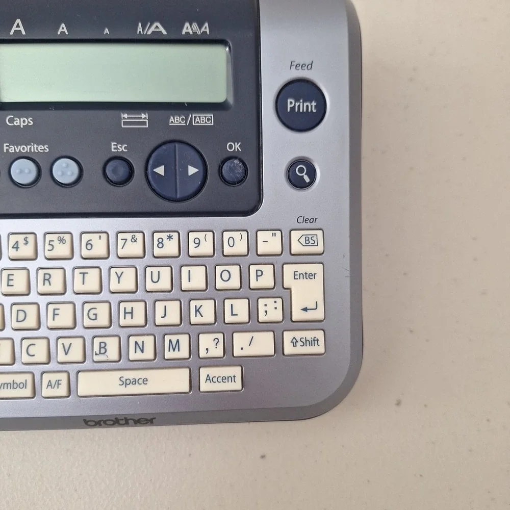 Brother P-Touch PT-1280 Thermal Printer Label Maker - Tested, No Cord